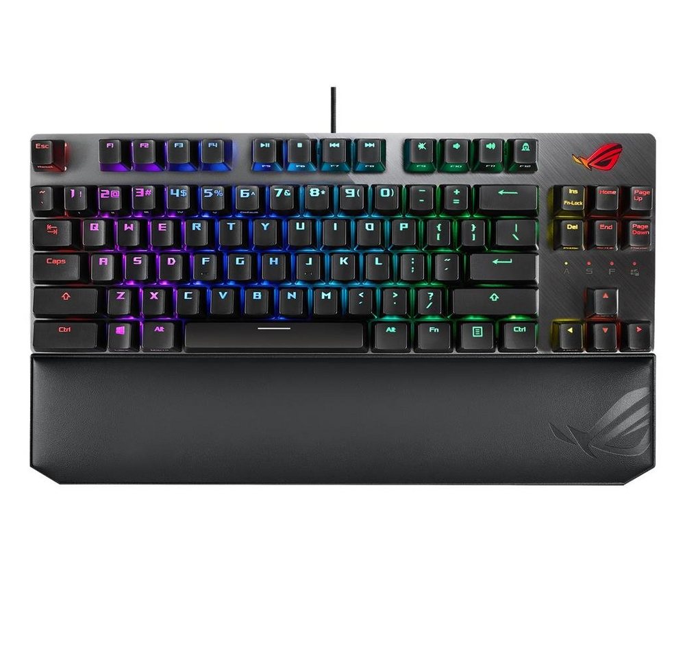 Asus ROG Strix Scope NX TKL Deluxe Gaming-Tastatur (mechanische RGB-Gaming-Tastatur, DE-Layout QWERTZ, ROG-NX-Switches) von Asus