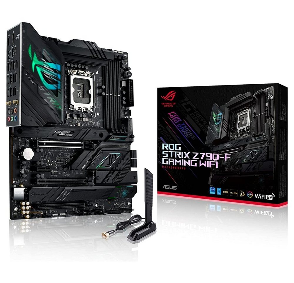 Asus ROG Z790-F Gaming WiFi - Mainboard - 128 GB -RAM-DDR5 - schwarz Mainboard Asus ROG Z790-F Gaming WiFi - Mainboard - 128 GB -RAM-DDR5 - schwarz Mainboard von Asus