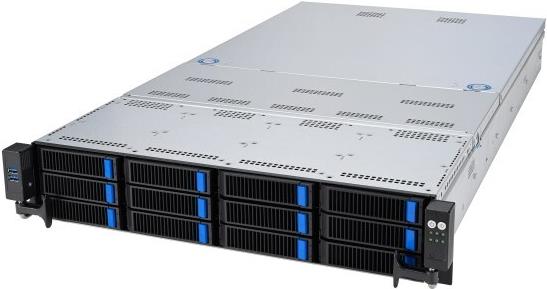 Asus Rack (2U) RS720-E11-RS12U Intel Scalable 4/5gen (12x NVMe/SATA HS, 2x M.2, 2x 10Gbe, IPMI, 1+1 2600W) (90SF01Z1-M00270) von Asus