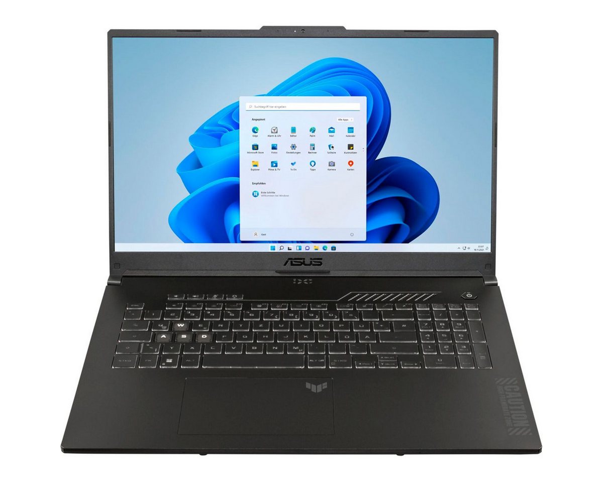 Asus TUF A17 Fa707XI-HX057W 43,9cm Ryzen 9 RTX4070 Notebook Asus TUF A17 Fa707XI-HX057W 43,9cm Ryzen 9 RTX4070 Notebook von Asus