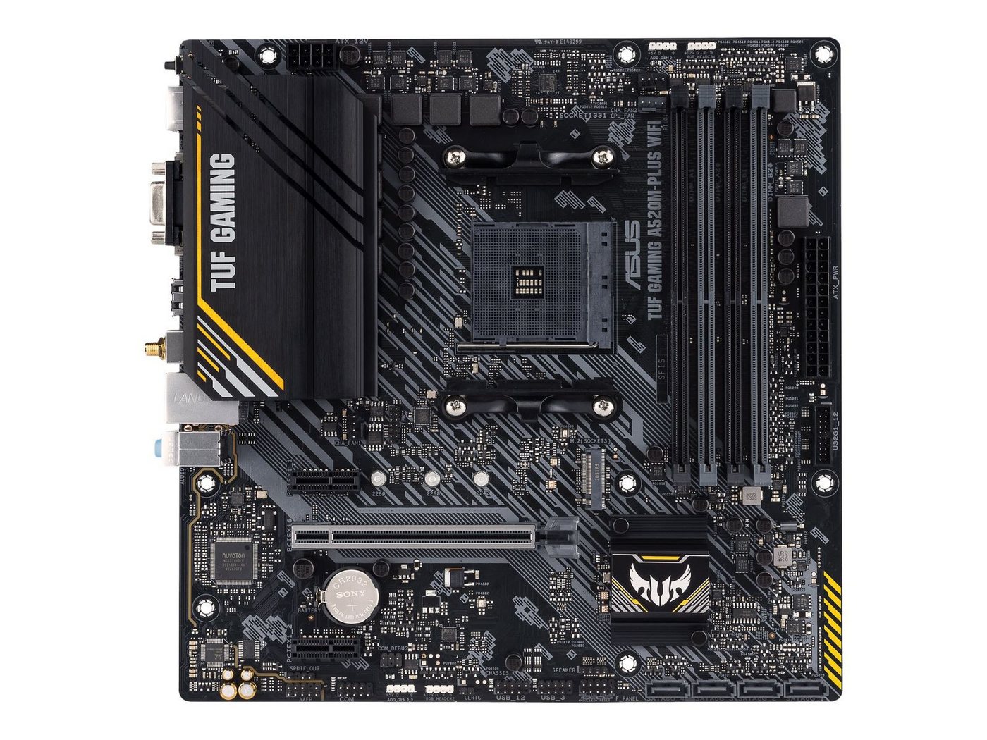 Asus TUF GAMING A520M-PLUS WIFI//AM4,A520,M.2,WIFI,AURA,MB Mainboard Asus TUF GAMING A520M-PLUS WIFI//AM4,A520,M.2,WIFI,AURA,MB Mainboard von Asus