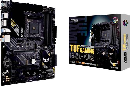 Asus TUF GAMING B550-PLUS Mainboard Sockel (PC) AMD AM4 Formfaktor (Details) ATX Mainboard-Chipsatz von Asus