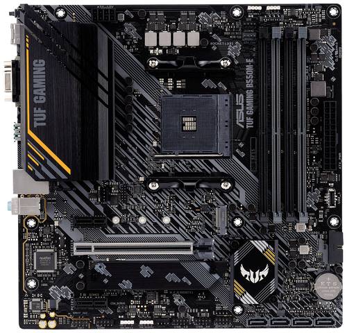 Asus TUF GAMING B550M-E Mainboard Sockel (PC) AMD AM4 Formfaktor (Details) ATX Mainboard-Chipsatz AM von Asus