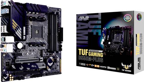 Asus TUF GAMING B550M-PLUS Mainboard Sockel (PC) AMD AM4 Formfaktor (Details) Micro-ATX Mainboard-Ch von Asus