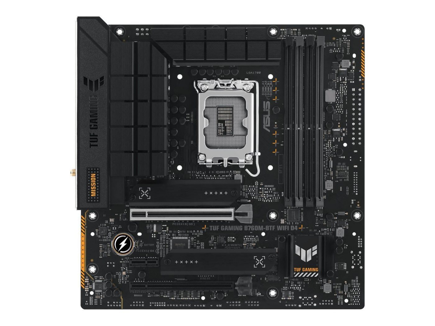 Asus TUF GAMING B760M-BTF WIFI//LGA1700,B760,USB3.2 GEN 2,MB Mainboard Asus TUF GAMING B760M-BTF WIFI//LGA1700,B760,USB3.2 GEN 2,MB Mainboard von Asus