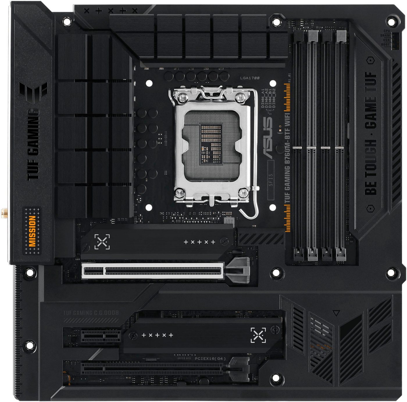 Asus TUF GAMING B760M-BTF WIFI Mainboard Asus TUF GAMING B760M-BTF WIFI Mainboard von Asus