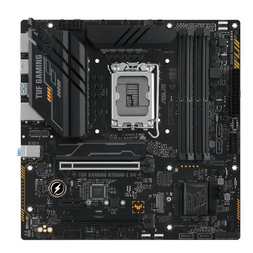 Asus TUF GAMING B760M-E D4 Mainboard Sockel (PC) Intel® 1700 Formfaktor (Details) Micro-ATX Mainboa von Asus