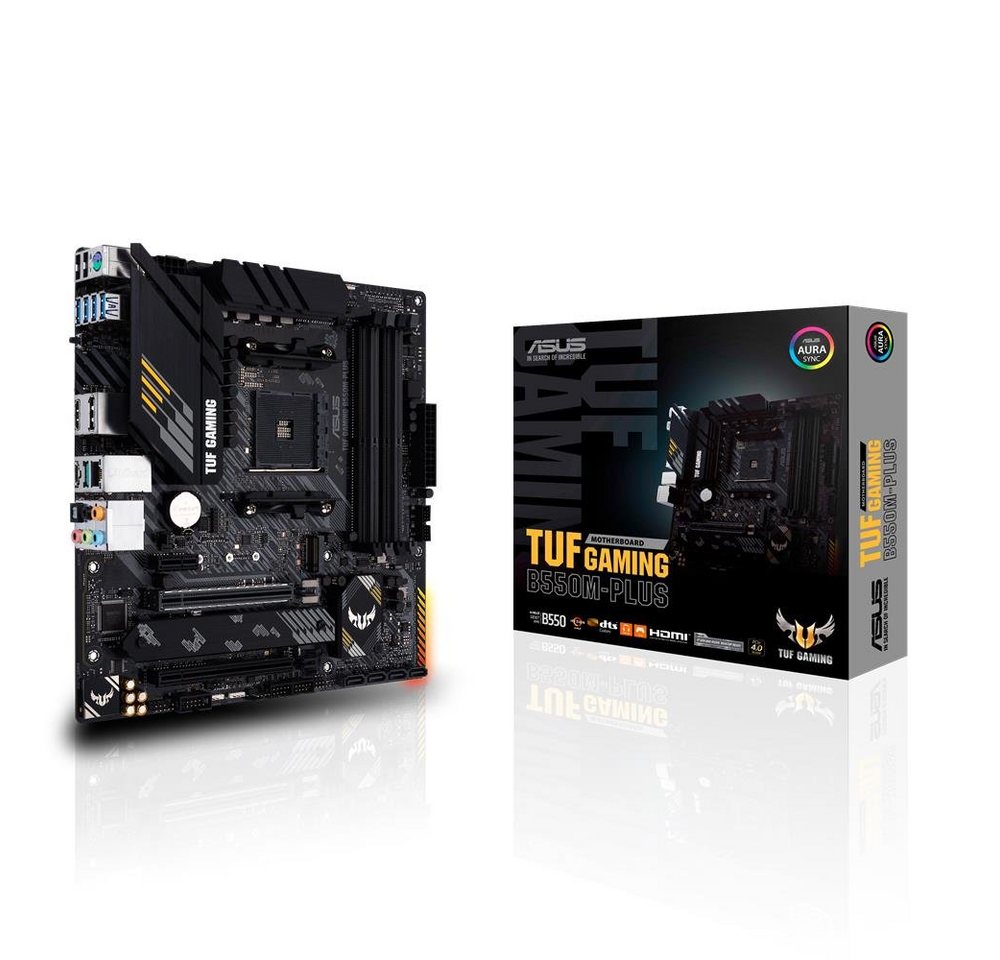 Asus TUF Gaming B550M-Plus Gaming Mainboard, Sockel AM4 micro ATX Ryzen, PCIe 4.0, M.2, 2Gbit/s Ethernet von Asus