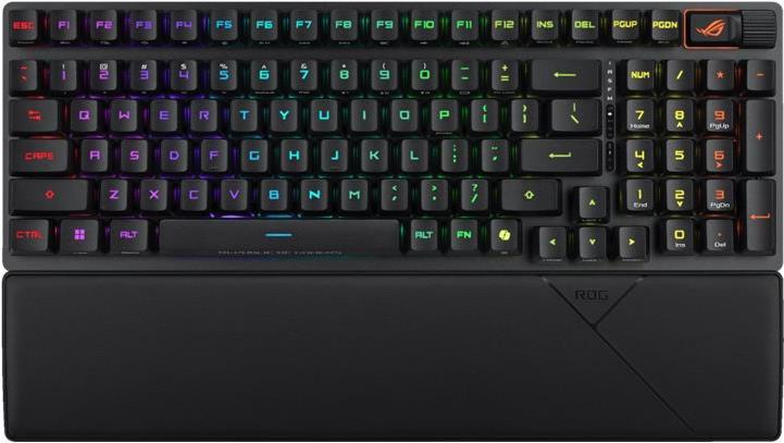 Asus Tastatur ROG Strix Scope II 96 RX Wireless BLK (90MP03S0-BKDA20) von Asus