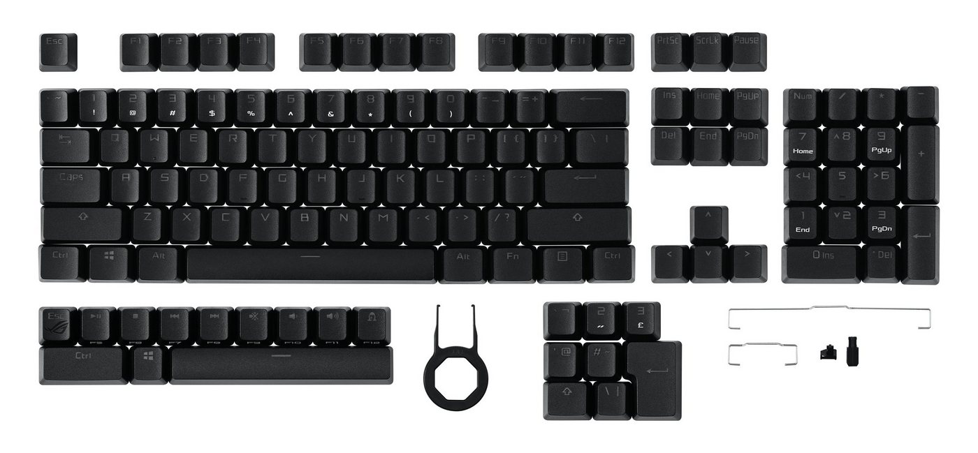 Asus Tastatur-Tastenkappen ROG PBT Keycap Set von Asus