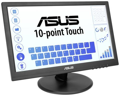 Asus VT168HR Touch Touchscreen-Monitor EEK: B (A - G) 39.6cm (15.6 Zoll) 1388 x 768 Pixel 16:9 5 ms von Asus