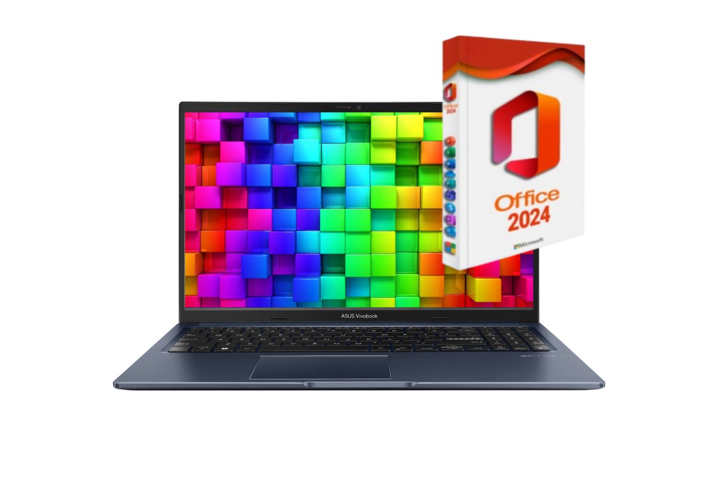 Asus VivoBook X1504, Core i7-1355U, MS Office 2024 Prof. Dauerlizenz Business-Notebook (39,00 cm/15.6 Zoll, Intel Core i7 1355U, Intel Iris Xe Grafik, 500 GB SSD, Windows 11 Pro, MS Office 2024 Pro, Tastaturbeleuchtung) Asus VivoBook X1504, Core i7-1355U, MS Office 2024 Prof. Dauerlizenz Business-Notebook (39,00 cm/15.6 Zoll, Intel Core i7 1355U, Intel Iris Xe Grafik, 500 GB SSD, Windows 11 Pro, MS Office 2024 Pro, Tastaturbeleuchtung) von Asus