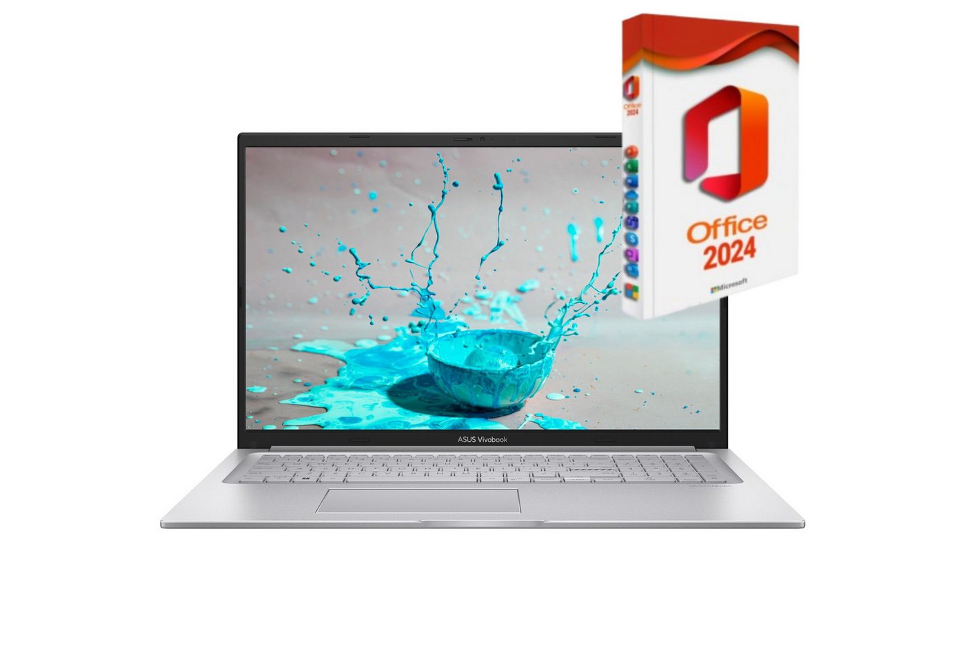 Asus VivoBook X170, Intel Core i5-1335U, beleuchtete Tastatur Business-Notebook (44 cm/17.3 Zoll, Intel Core i5 1335U, Intel Iris Xe, 500 GB SSD, Windows 11 Pro, MS Office 2024 Pro Dauerlizenz, beleuchtete Tastatur) Asus VivoBook X170, Intel Core i5-1335U, beleuchtete Tastatur Business-Notebook (44 cm/17.3 Zoll, Intel Core i5 1335U, Intel Iris Xe, 500 GB SSD, Windows 11 Pro, MS Office 2024 Pro Dauerlizenz, beleuchtete Tastatur) von Asus