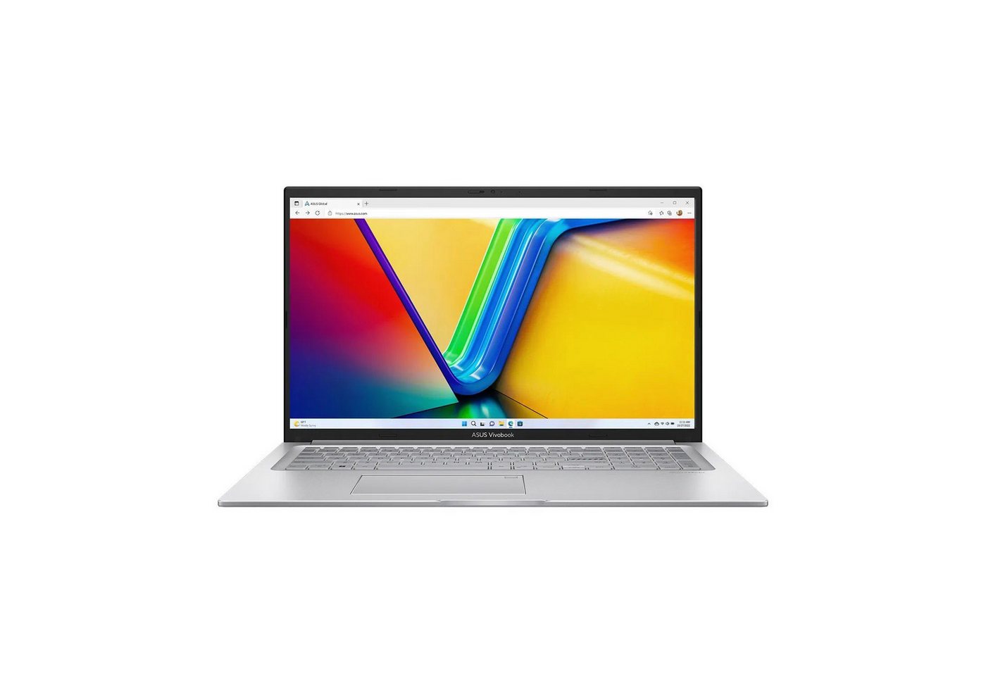 Asus Vivobook 17 - 17,3" FHD - Intel Core i7 1255U - Business-Notebook (43,90 cm/17.3 Zoll, Intel Core i7 1255U, Intel Iris Xe Graphics, 500 GB SSD, Notebooktasche) von Asus