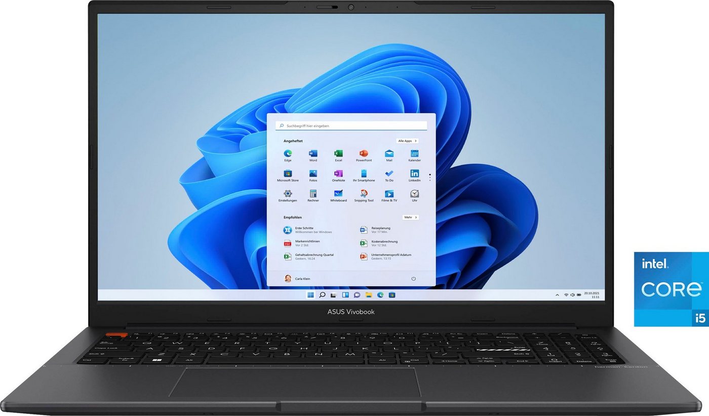 Asus Vivobook S 15 K3502ZA-KJ352X Notebook (39,6 cm/15,6 Zoll, Intel Core i5 12500H, Iris® Xᵉ Graphics, 512 GB SSD) von Asus