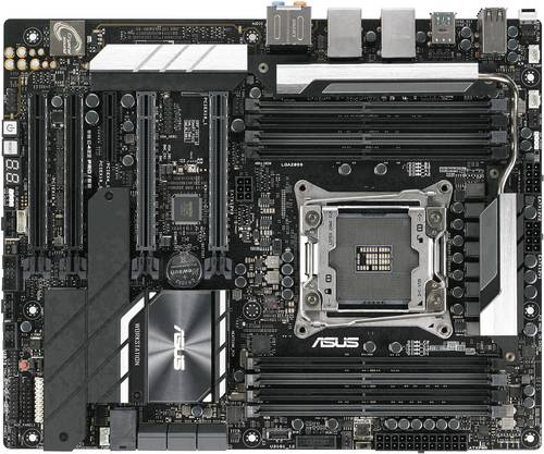 Asus WS C422 PRO/SE Mainboard Sockel (PC) Intel® 2066 Formfaktor (Details) ATX Mainboard-Chipsatz I von Asus