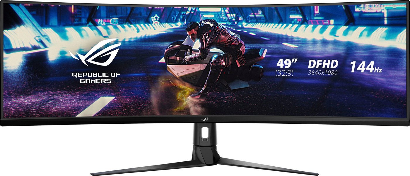 Asus XG49VQ Gaming-Monitor (125 cm/49 , 3840 x 1080 px, UWFHD, 4 ms Reaktionszeit, 144 Hz, LED)" von Asus