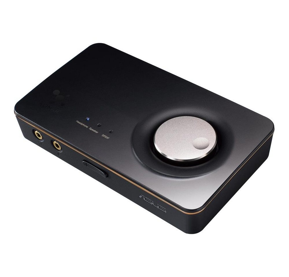 Asus Xonar U7 MK II Externe 7.1 Soundkarte Soundkarte, mit Kopfhörerverstärker, 192kHz/24-bit HD-Sound und 114dB SNR von Asus