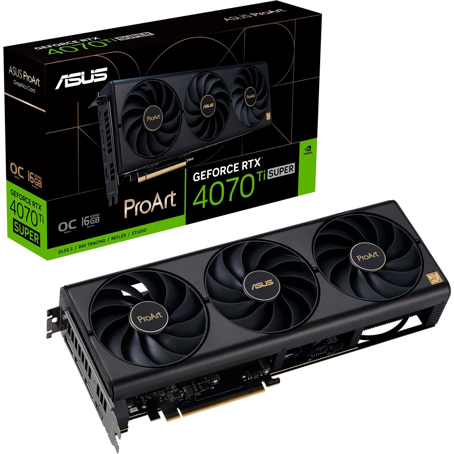 GeForce RTX 4070 Ti SUPER PROART OC, Grafikkarte von Asus