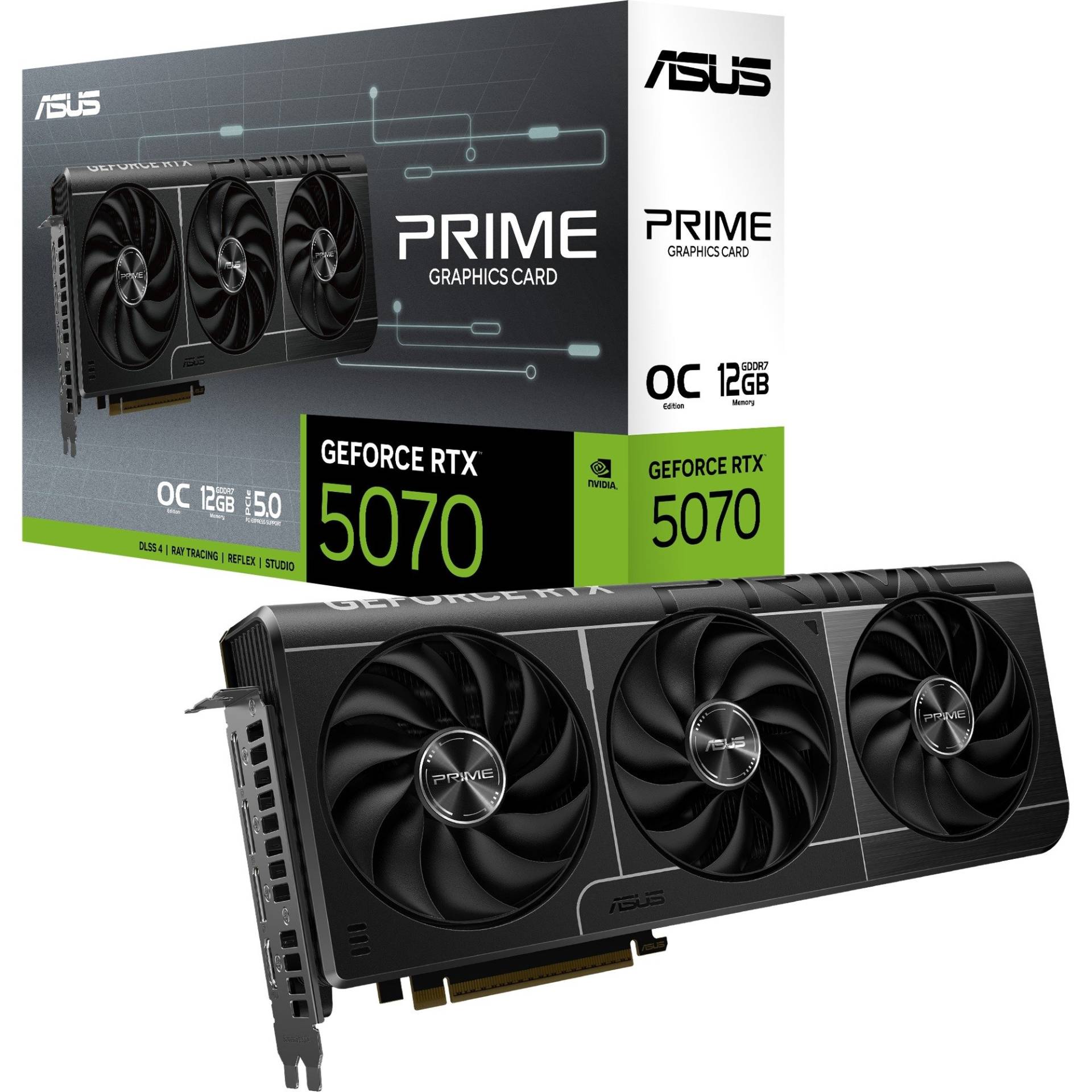 GeForce RTX 5070 PRIME OC, Grafikkarte von Asus