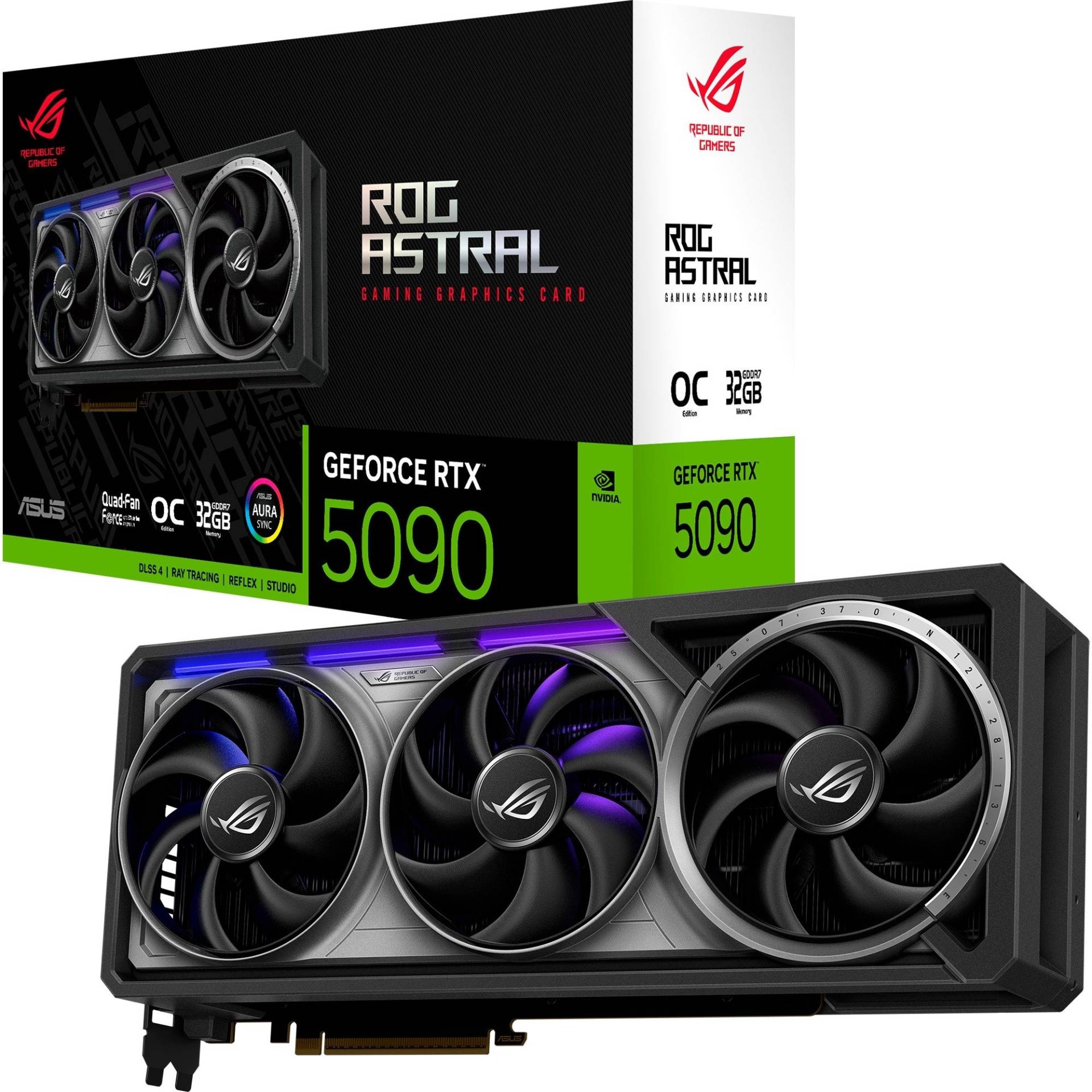 GeForce RTX 5090 ROG ASTRAL GAMING OC, Grafikkarte GeForce RTX 5090 ROG ASTRAL GAMING OC, Grafikkarte von Asus