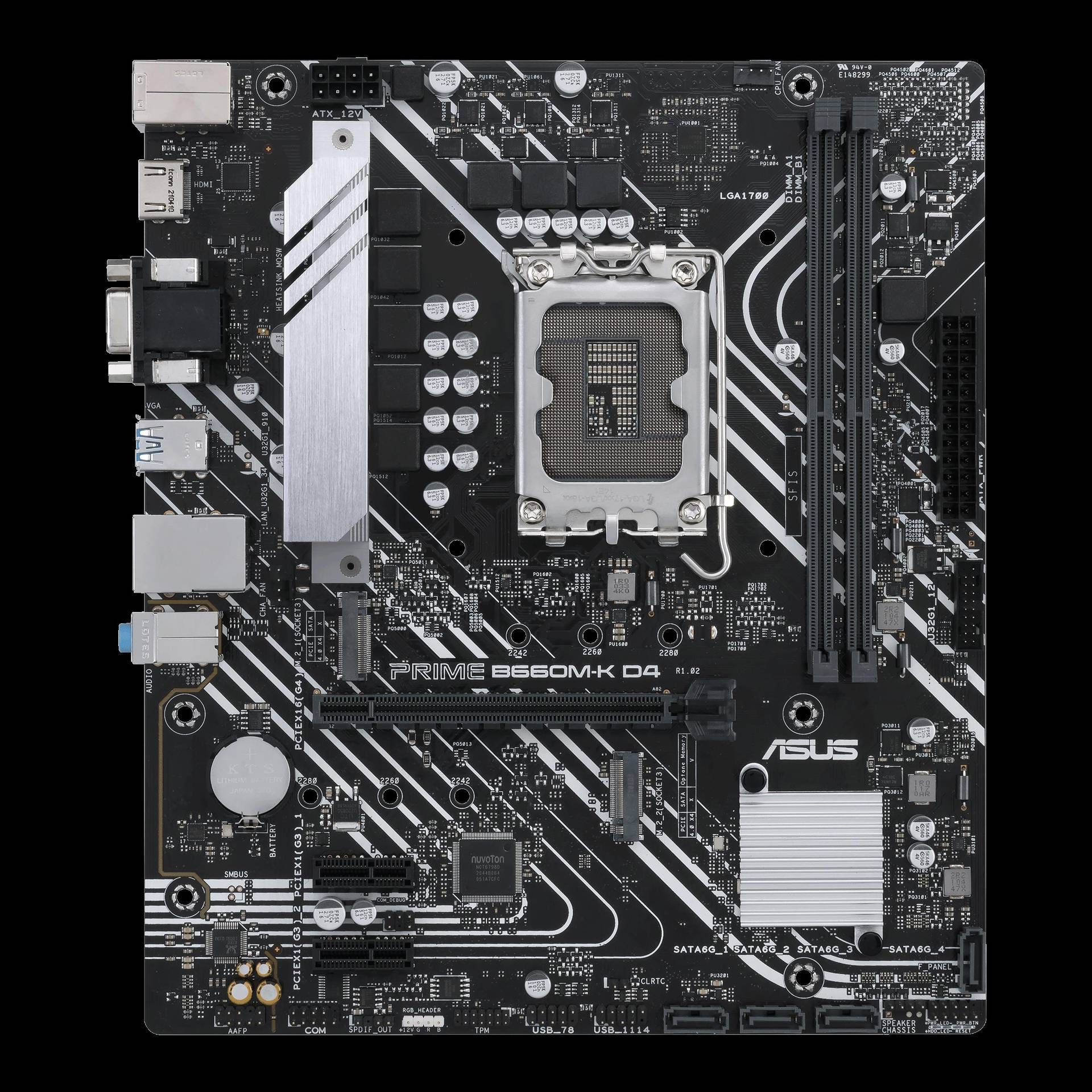 MB ASUS PRIME B660M-K D4 (90MB1950-M0EAY0) von Asus