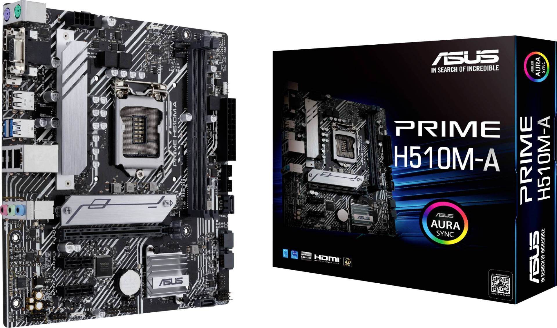 MB ASUS PRIME H510M-A                 (Intel,1200,DDR4,mATX) von Asus