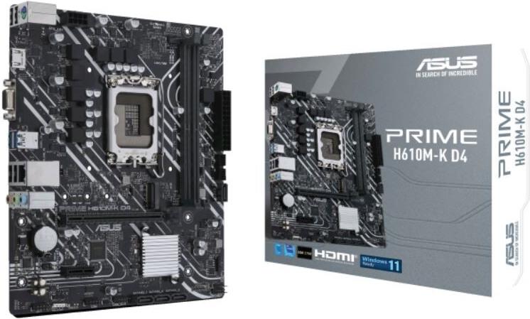 MB ASUS PRIME H610M-K D4 (90MB1A10-M0EAY0) von Asus