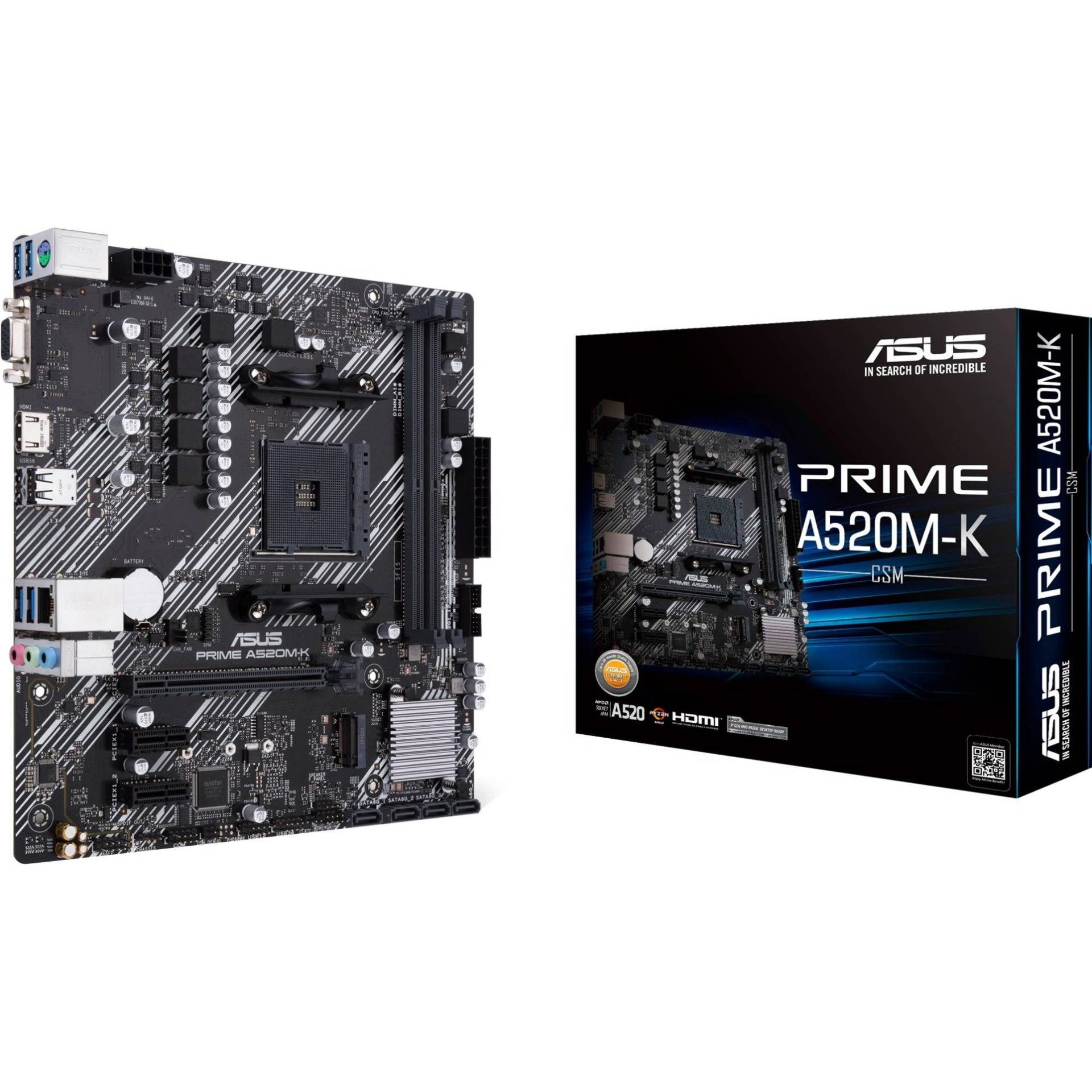 PRIME A520M-K, Mainboard von Asus