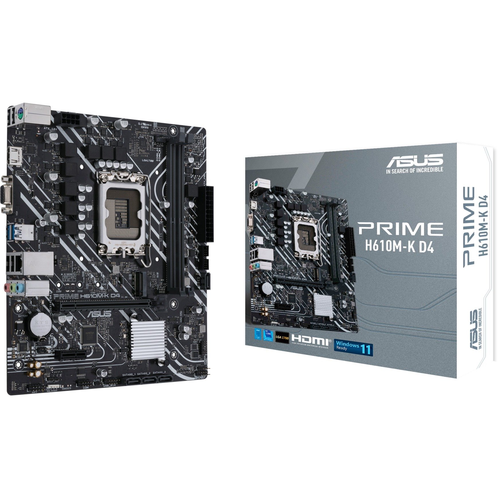 PRIME H610M-K D4, Mainboard von Asus