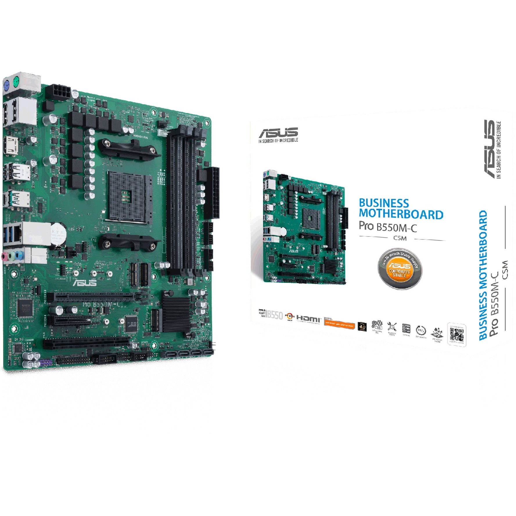 PRO B550M-C/CSM, Mainboard von Asus