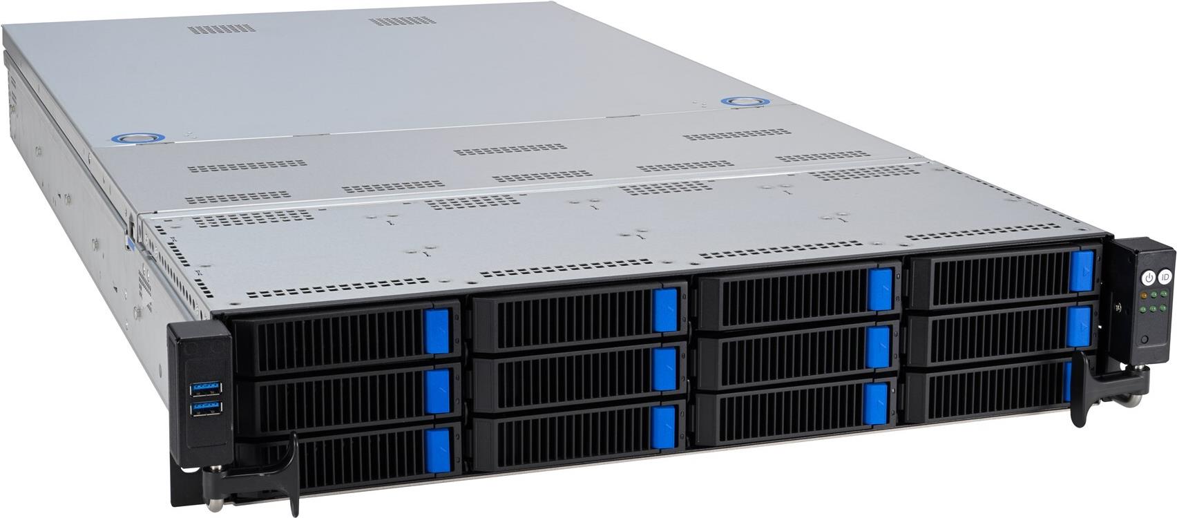 Server ASUS BAB Rack RS720A-E12-RS12/10G/2.6kW/8NVMe/OCP (90SF02E1-M005U0) von Asus