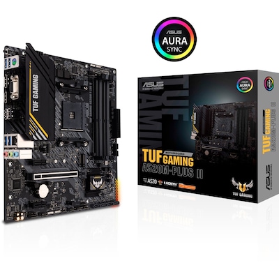 TUF GAMING A520M-PLUS II mATX Mainboard Sockel AM4 DP/HDMI/USB-C von Asus