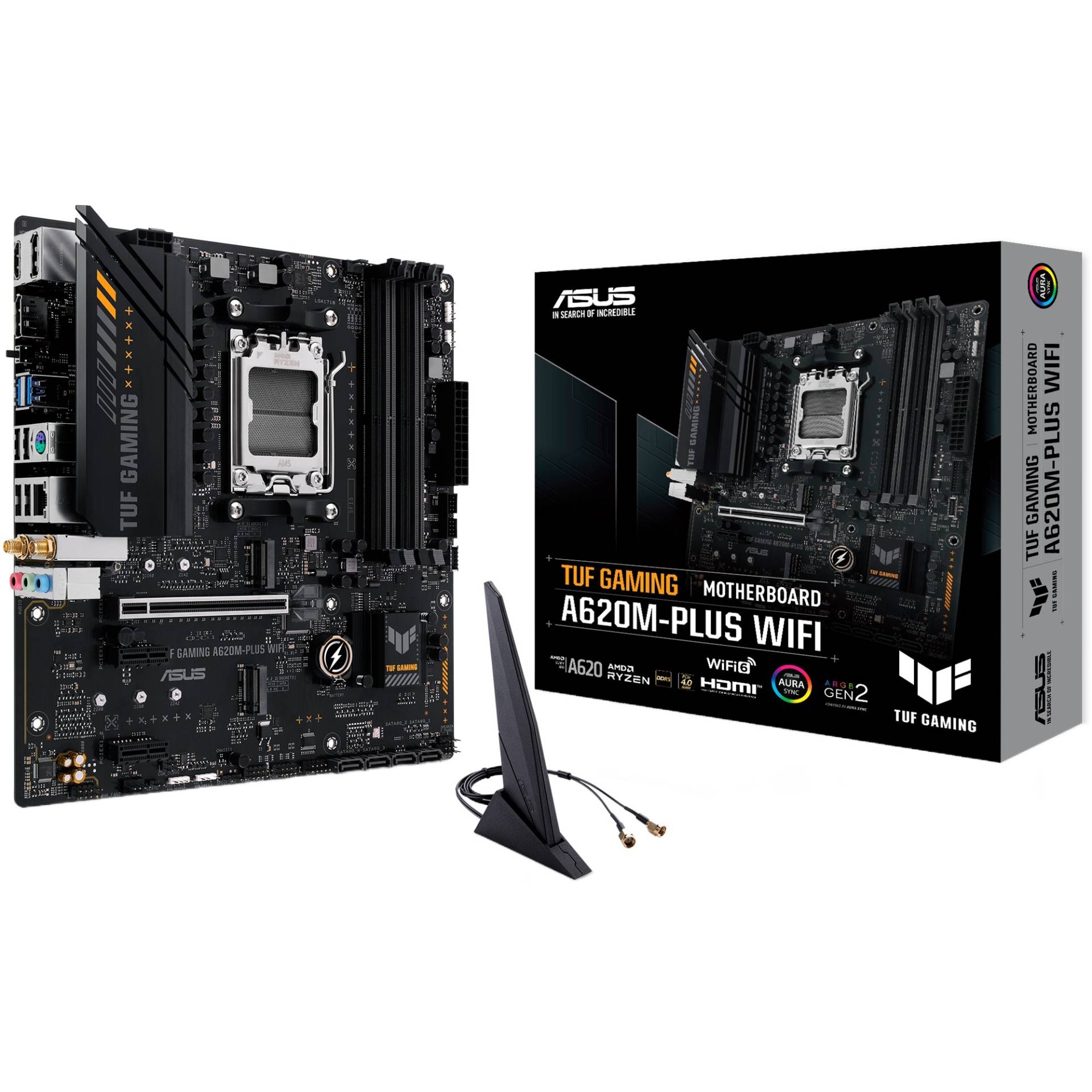 TUF GAMING A620M-PLUS WIFI, Mainboard von Asus