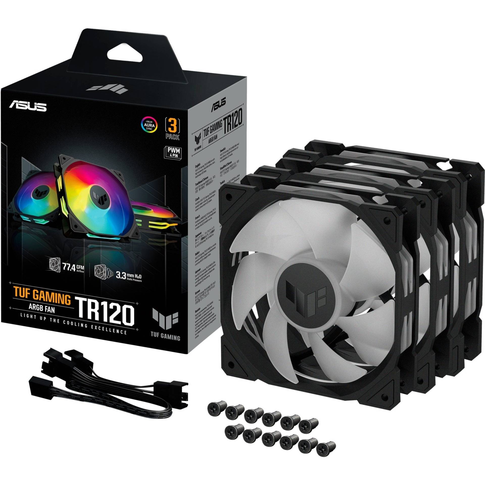 TUF GAMING TR120 ARGB, Gehäuselüfter TUF GAMING TR120 ARGB, Gehäuselüfter von Asus