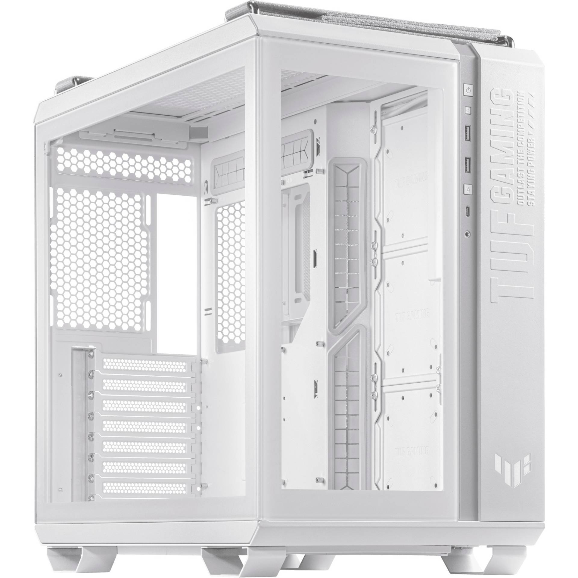 TUF Gaming GT502 White Edition, Tower-Gehäuse von Asus
