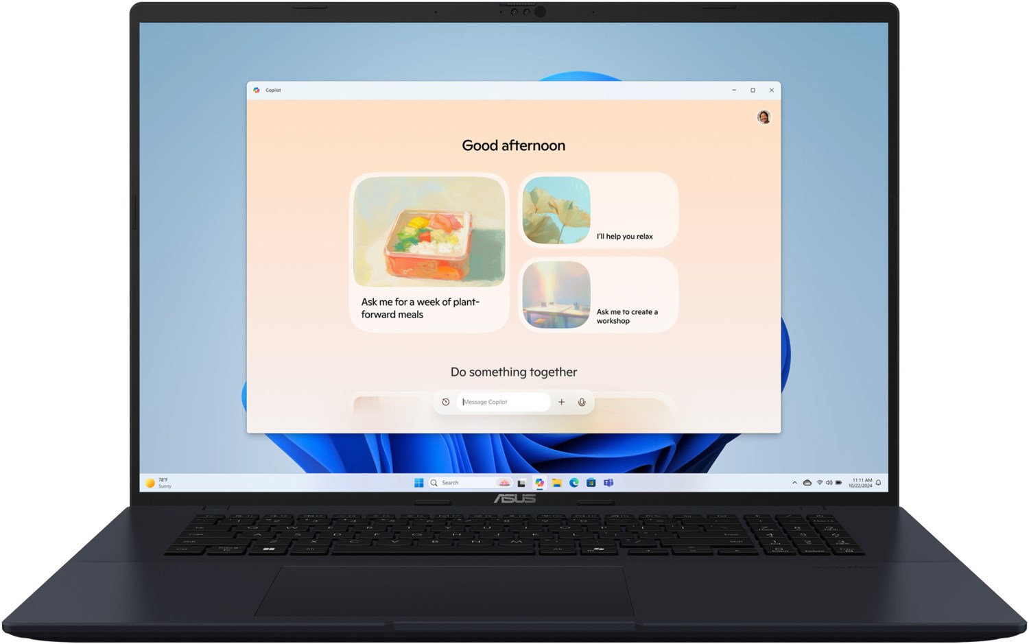 Vivobook 18 M1807HA-S8065WS 45,7 cm (18") Notebook quiet blue von Asus