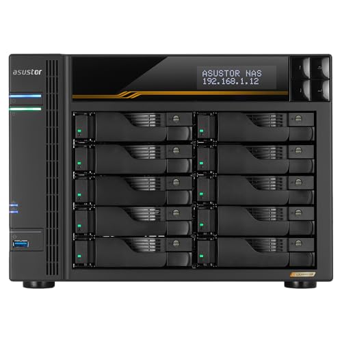 Asustor Lockerstor 10 Gen3 AS6810T, 10-Bay NAS-System von Asustor