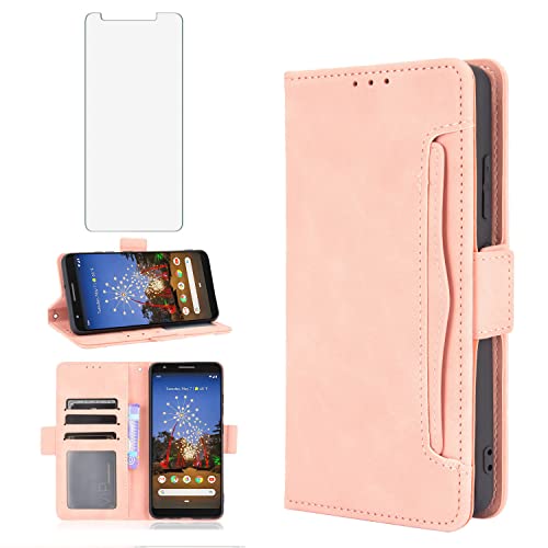 Asuwish Handyhülle für Google Pixel 3a Hülle mit Glas Folie Schutzfolie Kartenfach Klappbar Leder Geldbörse Ständer Handyhüllen Schutzglas Pixel3a 3 a a3 Handy Hüllen Schutzhülle Cover Phone Case Rosa Asuwish Handyhülle für Google Pixel 3a Hülle mit Glas Folie Schutzfolie Kartenfach Klappbar Leder Geldbörse Ständer Handyhüllen Schutzglas Pixel3a 3 a a3 Handy Hüllen Schutzhülle Cover Phone Case Rosa von Asuwish