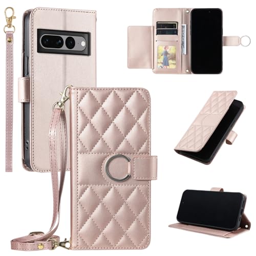 Asuwish Handyhülle für Google Pixel 7 Pro Hülle mit Band Folie Schutzfolie Kartenfach Klappbar Leder Geldbörse Ständer Pixel7Pro 7Pro 5G Sieben Handy Hüllen Schutzhülle Handyhüllen Phone Case Roségold Asuwish Handyhülle für Google Pixel 7 Pro Hülle mit Band Folie Schutzfolie Kartenfach Klappbar Leder Geldbörse Ständer Pixel7Pro 7Pro 5G Sieben Handy Hüllen Schutzhülle Handyhüllen Phone Case Roségold von Asuwish