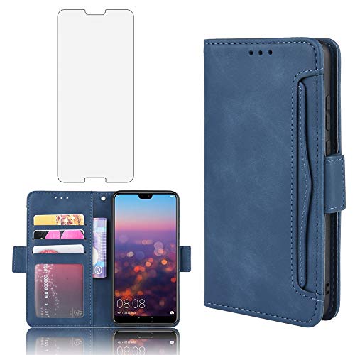 Asuwish Handyhülle für Huawei P20 Hülle mit Glas Folie Schutzfolie Kartenfach Klappbar Leder Geldbörse Ständer Panzerfolie Hawaii P 20 20P EML-L29 Handy Hüllen Schutzhülle Cover Phone Case Blau Asuwish Handyhülle für Huawei P20 Hülle mit Glas Folie Schutzfolie Kartenfach Klappbar Leder Geldbörse Ständer Panzerfolie Hawaii P 20 20P EML-L29 Handy Hüllen Schutzhülle Cover Phone Case Blau von Asuwish