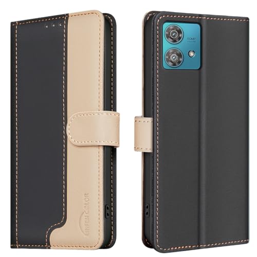 Asuwish Handyhülle für Motorola Edge 40 Neo Hülle mit Folie Schutzfolie Kartenfach Klappbar Leder Geldbörse Ständer Moto Edge40Neo 5G Handy Hüllen Schutzhülle Handyhüllen Schutzglas Phone Case Schwarz Asuwish Handyhülle für Motorola Edge 40 Neo Hülle mit Folie Schutzfolie Kartenfach Klappbar Leder Geldbörse Ständer Moto Edge40Neo 5G Handy Hüllen Schutzhülle Handyhüllen Schutzglas Phone Case Schwarz von Asuwish