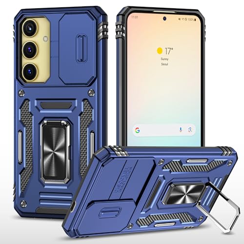 Asuwish Handyhülle für Samsung Galaxy S23 FE 5G Hülle mit Glas Folie Schutzfolie Kameraschutz Magnetisch Ring Ständer S 23 S23FE 23FE Slim Handy Hüllen Schutzhülle Handyhüllen Phone Case Marineblau Asuwish Handyhülle für Samsung Galaxy S23 FE 5G Hülle mit Glas Folie Schutzfolie Kameraschutz Magnetisch Ring Ständer S 23 S23FE 23FE Slim Handy Hüllen Schutzhülle Handyhüllen Phone Case Marineblau von Asuwish