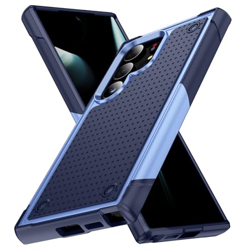 Asuwish Handyhülle für Samsung Galaxy S24 Ultra 5G Hülle mit Glas Folie Schutzfolie Stoßfest S24Ultra 24S S 24 24Ultra Slim Handy Hüllen Schutzhülle Schutzglas Panzerfolie Cover Phone Case Lila+Blau Asuwish Handyhülle für Samsung Galaxy S24 Ultra 5G Hülle mit Glas Folie Schutzfolie Stoßfest S24Ultra 24S S 24 24Ultra Slim Handy Hüllen Schutzhülle Schutzglas Panzerfolie Cover Phone Case Lila+Blau von Asuwish