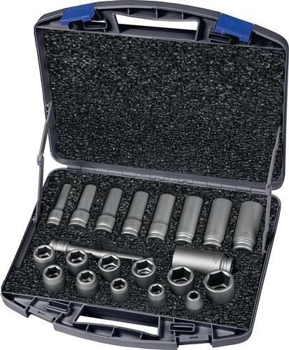 Asw Kraftsteckschlüsselsatz 720 KLS 21 OL 21-tlg.1/2 Zoll kurz u.lang,6-kant Asw Kraftsteckschlüsselsatz 720 KLS 21 OL 21-tlg.1/2 Zoll kurz u.lang,6-kant von Asw