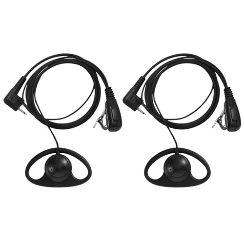 Asyduey (2 Pack 2Pin Erweiterte D Form Clip Ohr Ptt Headset Ohrhörer Mikrofon Fuer 2 Wege Funkgeraete Gp88S Gp300 Gp68 Gp2000 Gp88 Gp3188 Cp040 Cp1200 A8 A6 A10 A12 Asyduey (2 Pack 2Pin Erweiterte D Form Clip Ohr Ptt Headset Ohrhörer Mikrofon Fuer 2 Wege Funkgeraete Gp88S Gp300 Gp68 Gp2000 Gp88 Gp3188 Cp040 Cp1200 A8 A6 A10 A12 von Asyduey