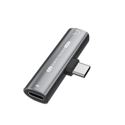 Asyduey 2-In-1-USB-Typ-C-Auf-3,5-Mm-Kopfhöreradapter PD60W Schnelllade-Kopfhörer-Audiokonverter 16Bit/48KHz-Digitaldecoder Langlebig Einfach zu Bedienen Asyduey 2-In-1-USB-Typ-C-Auf-3,5-Mm-Kopfhöreradapter PD60W Schnelllade-Kopfhörer-Audiokonverter 16Bit/48KHz-Digitaldecoder Langlebig Einfach zu Bedienen von Asyduey