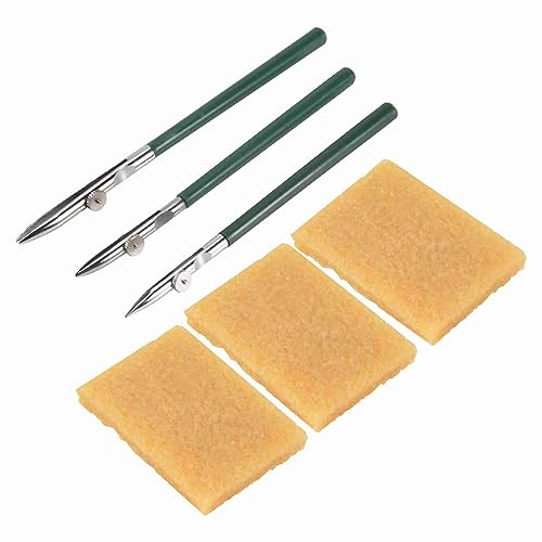 Asyduey 6 StüCke Kunst Urteil Stift (3 GrößEn), MaskierflüSsigkeits Stift und RüCkstands Radier Gummi, Lineal Tinten Stift Set für Zeichnung Kunst von Asyduey