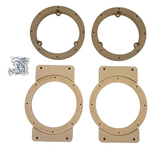 Asyduey Auto Lautsprecher Abstandshalter Lautsprecher Halterungen für Jimny JB64 JB74 2018-2020 Auto Audio Horn Refit Ringe Matten Halterung von Asyduey