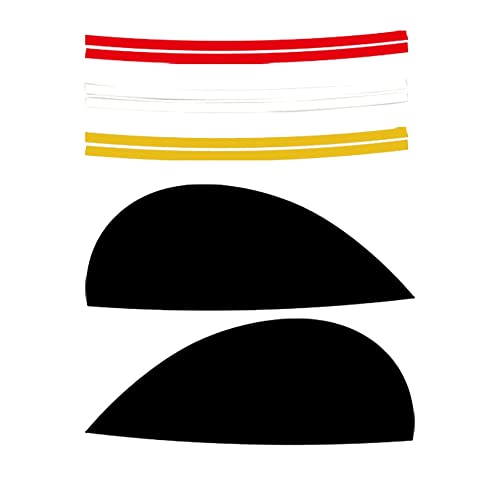 Asyduey Autoscheinwerfer Augenbrauen Augenlider Abdeckung Wimpern Scheinwerfer Lampe Aufkleber für F54 F55 F56 F57 R55 R56 von Asyduey